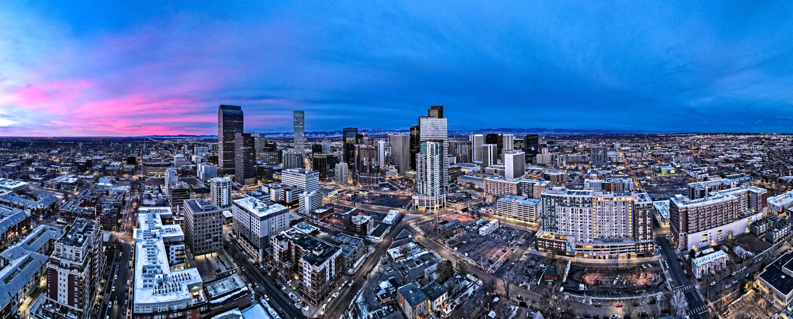 Aerial view of Denver, Colorado