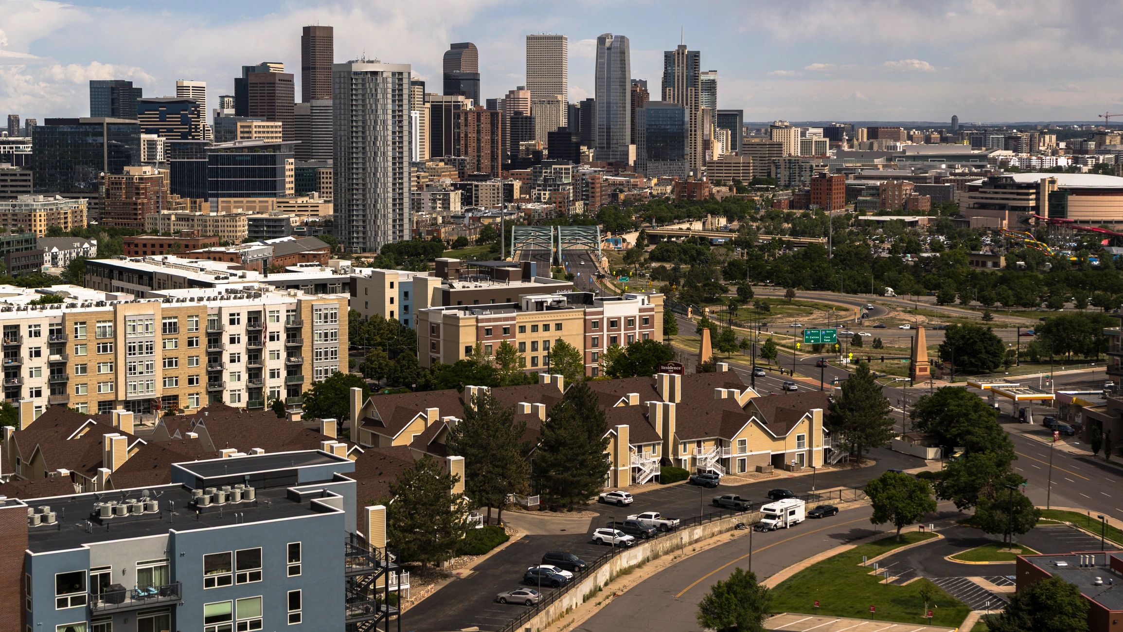 Denver neighborhood and skyline view representing Cherry Creek School District area guides