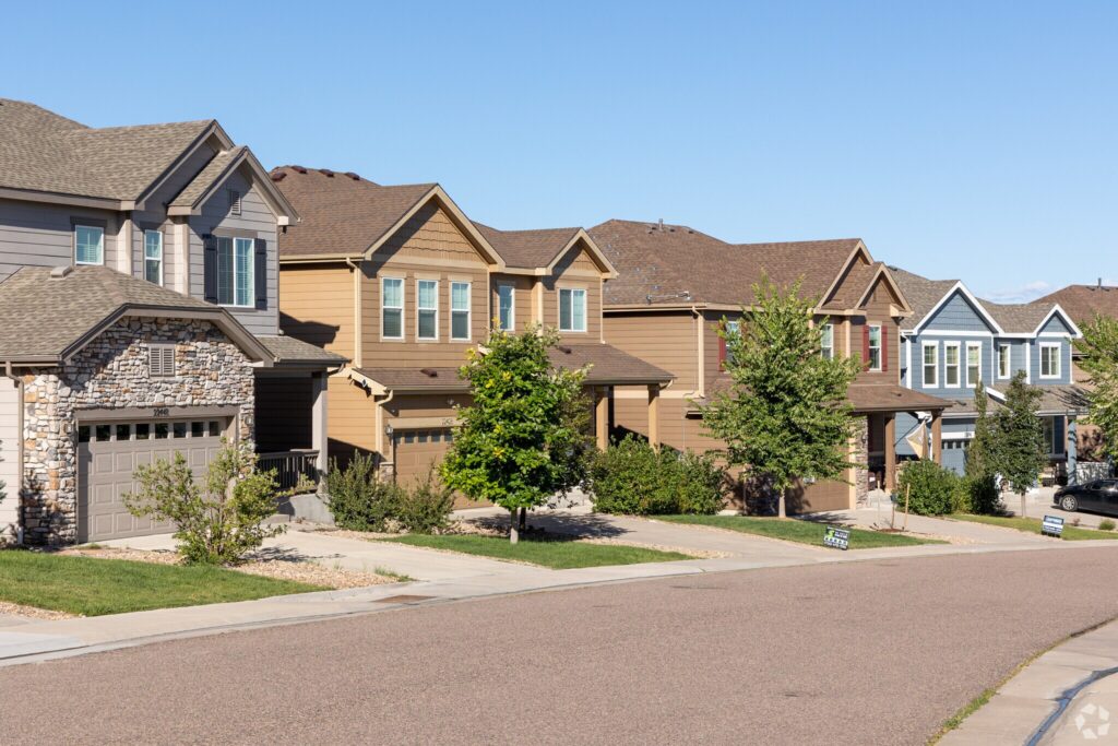 Neighborhood in Aurora Colorado